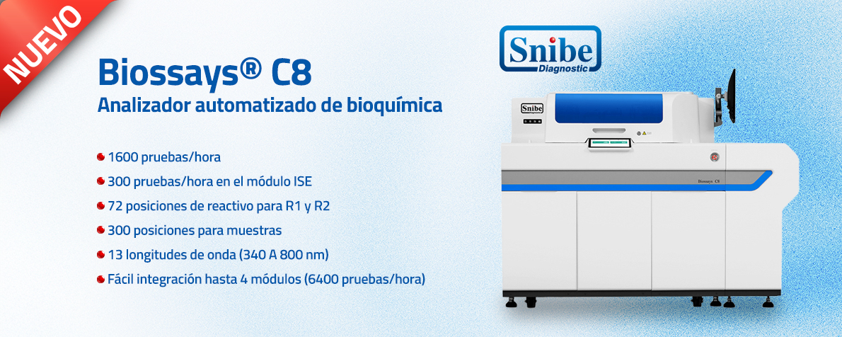 Biossays® C8 - Analizador automatizado de bioquímica
